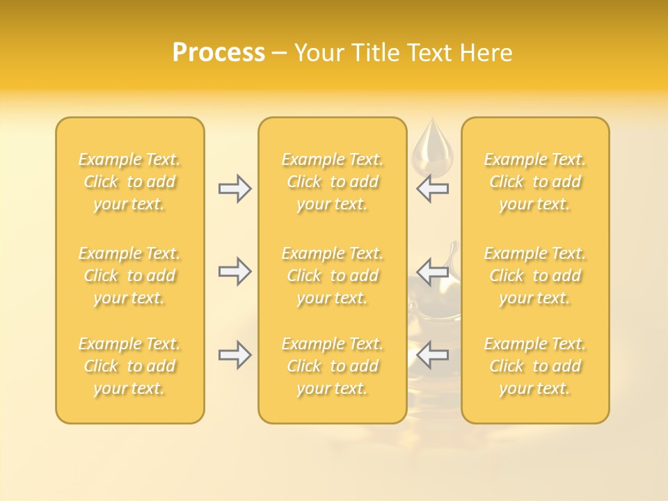Metal Drip Flowing PowerPoint Template