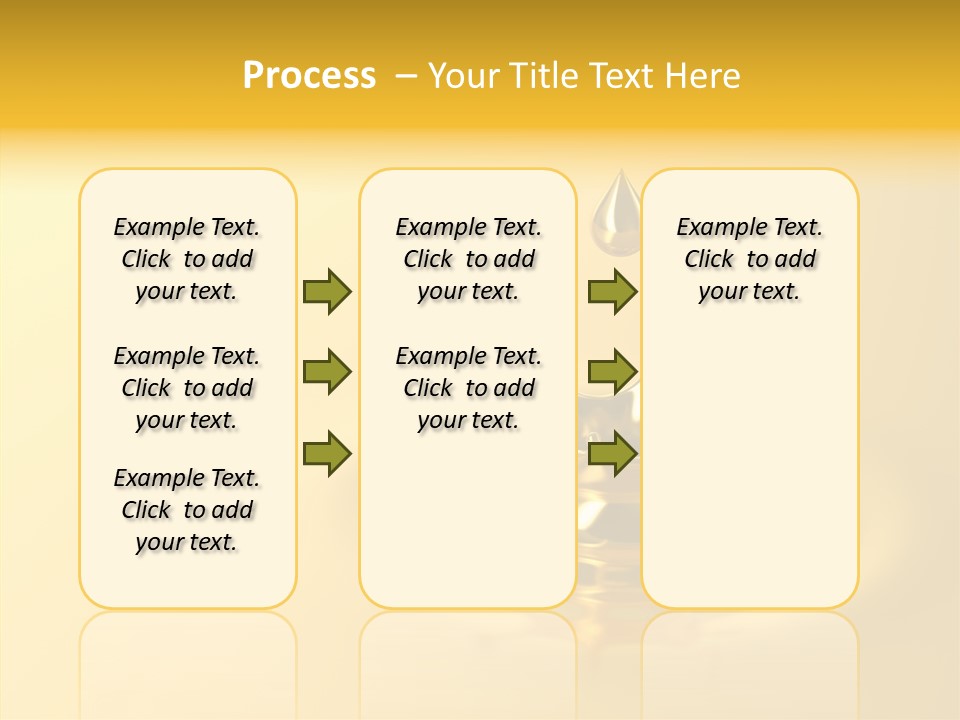 Metal Drip Flowing PowerPoint Template