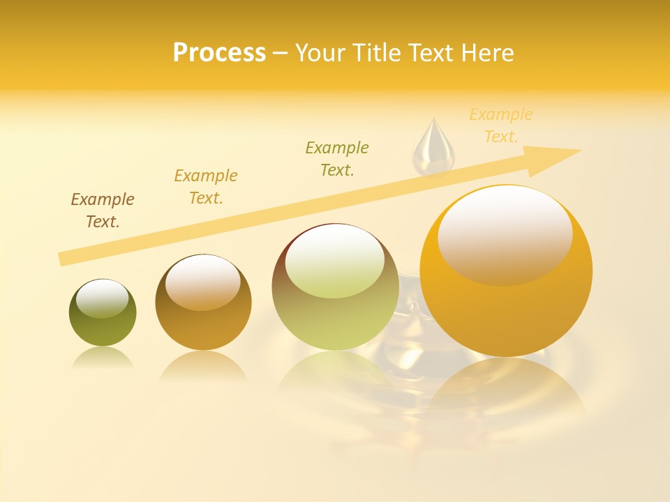 Metal Drip Flowing PowerPoint Template