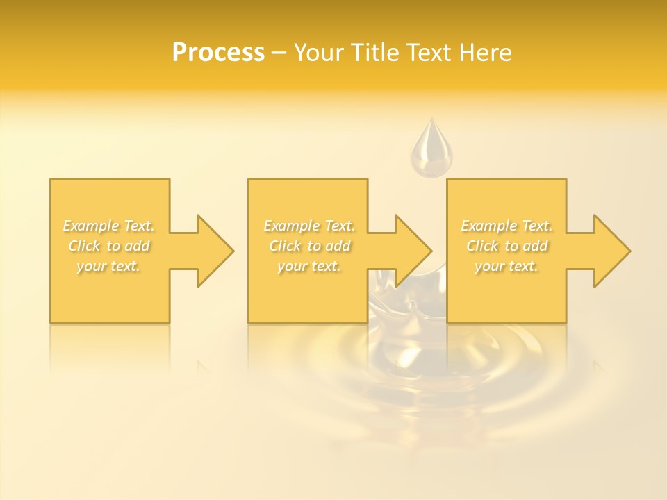 Metal Drip Flowing PowerPoint Template