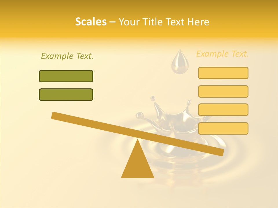 Metal Drip Flowing PowerPoint Template