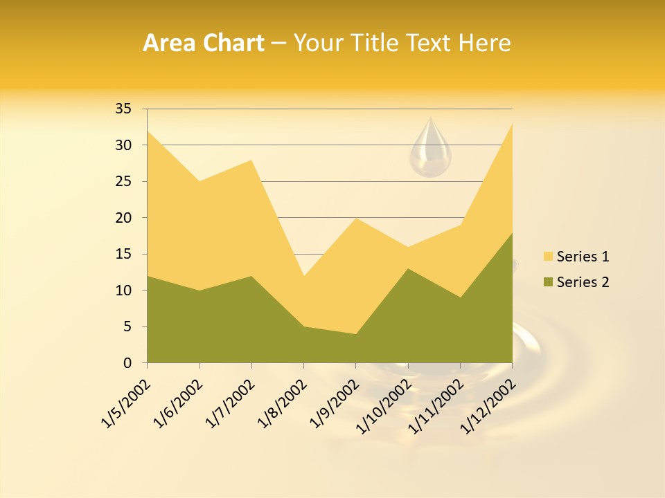 Metal Drip Flowing PowerPoint Template