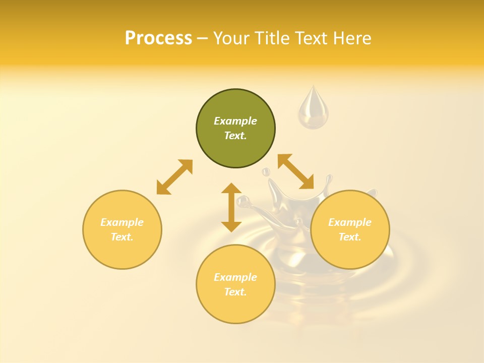 Metal Drip Flowing PowerPoint Template