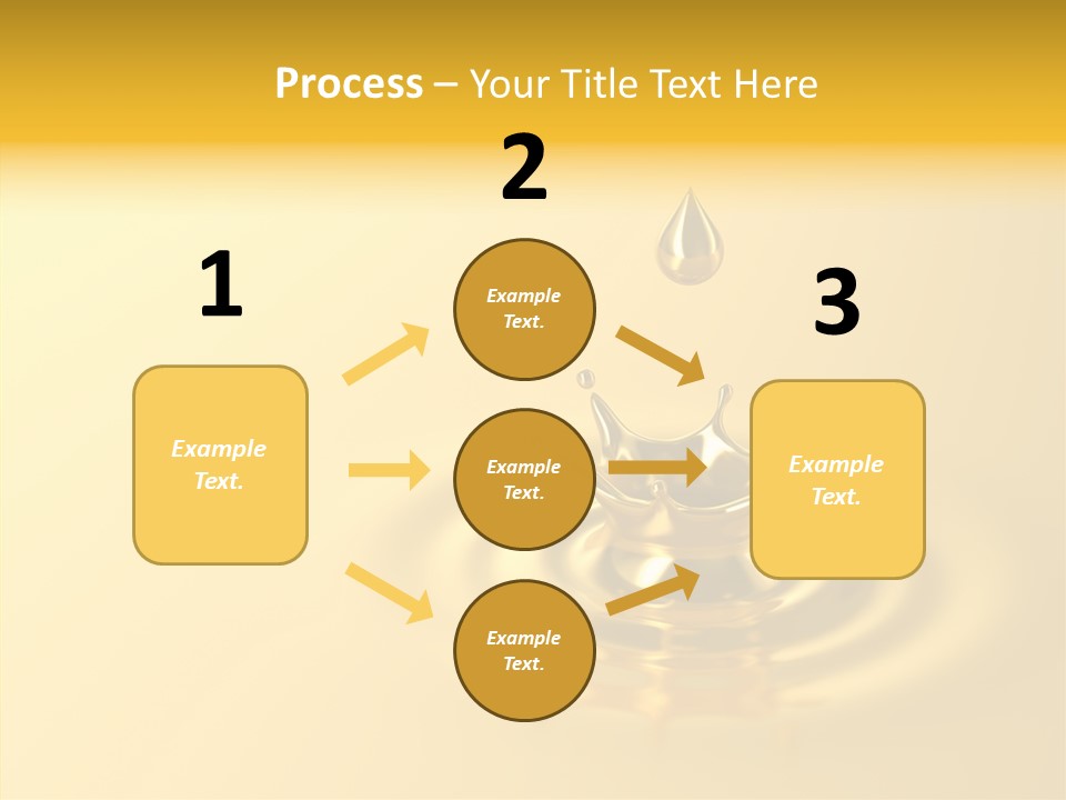 Metal Drip Flowing PowerPoint Template