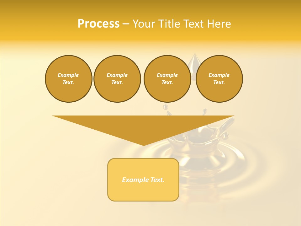 Metal Drip Flowing PowerPoint Template