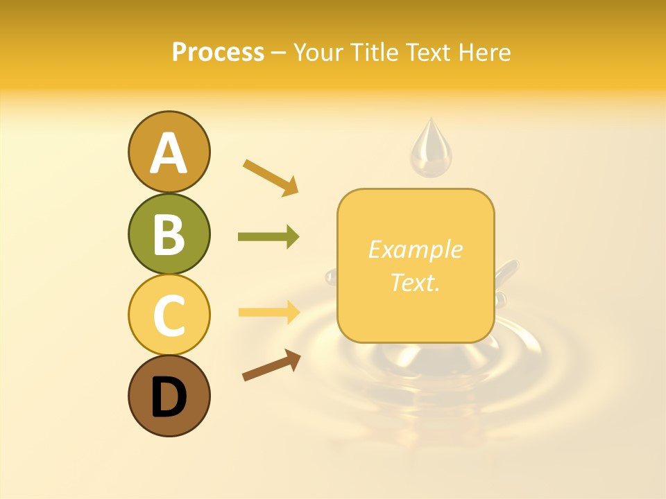 Metal Drip Flowing PowerPoint Template