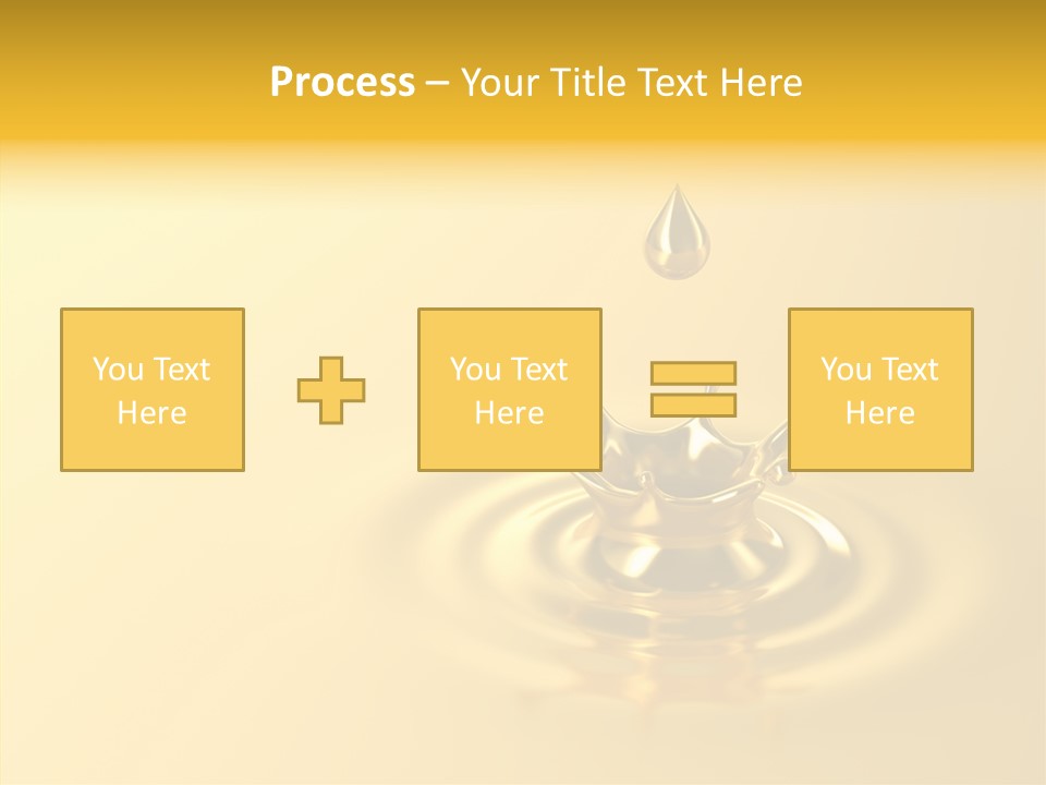 Metal Drip Flowing PowerPoint Template