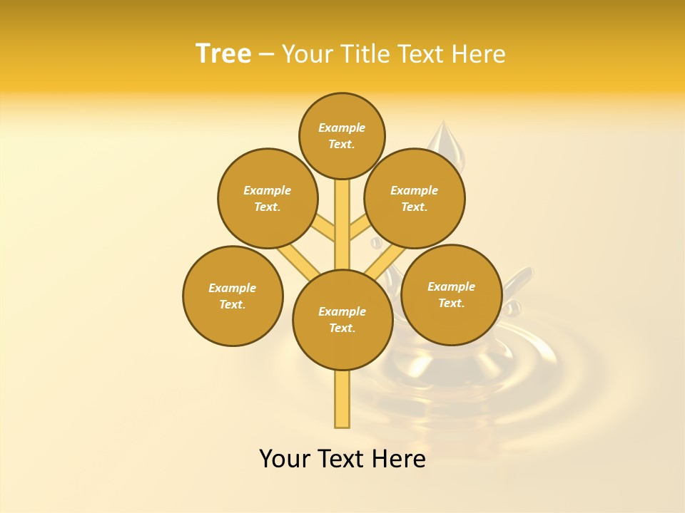 Metal Drip Flowing PowerPoint Template