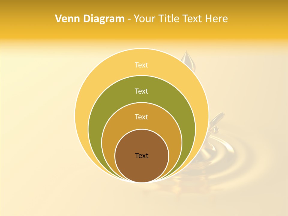 Metal Drip Flowing PowerPoint Template