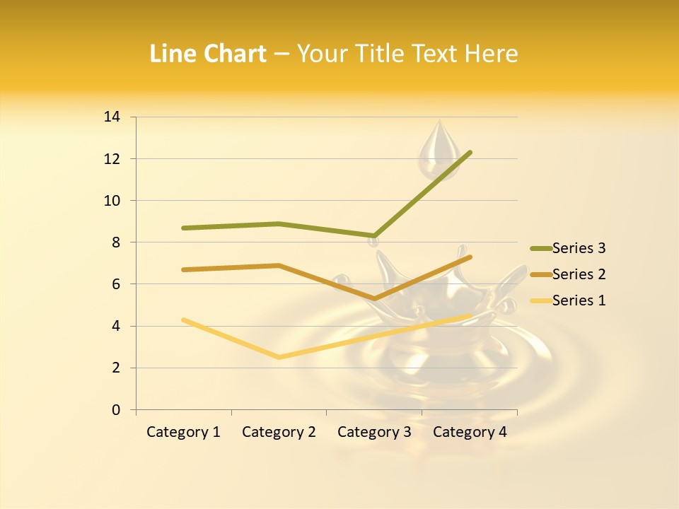 Metal Drip Flowing PowerPoint Template