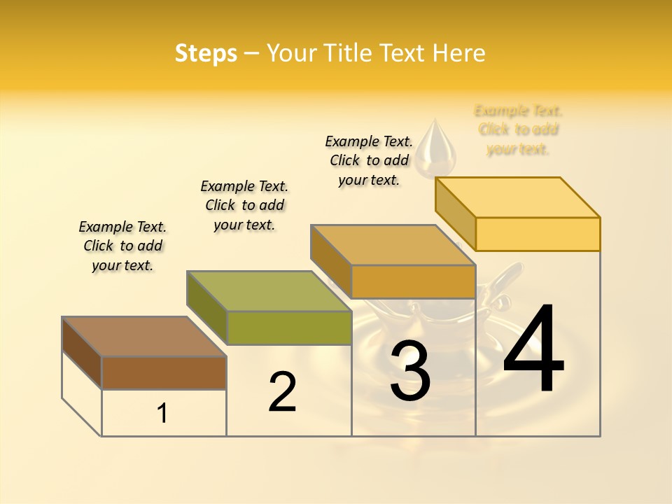 Metal Drip Flowing PowerPoint Template