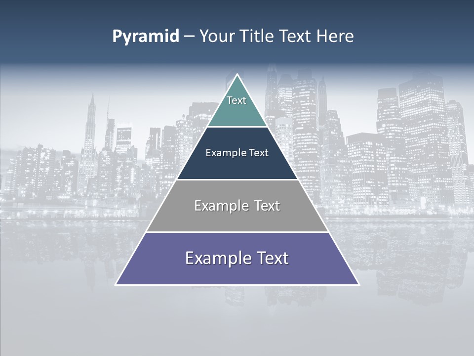 Mirror Sea Lower PowerPoint Template