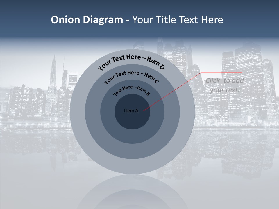 Mirror Sea Lower PowerPoint Template