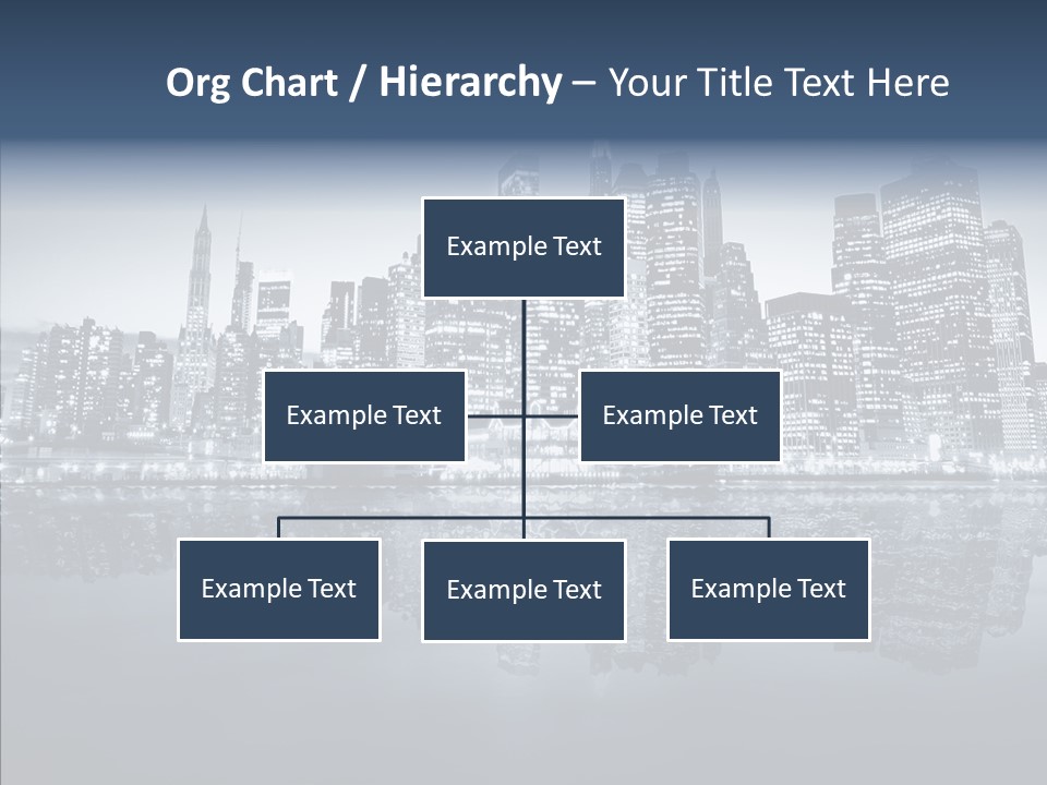 Mirror Sea Lower PowerPoint Template