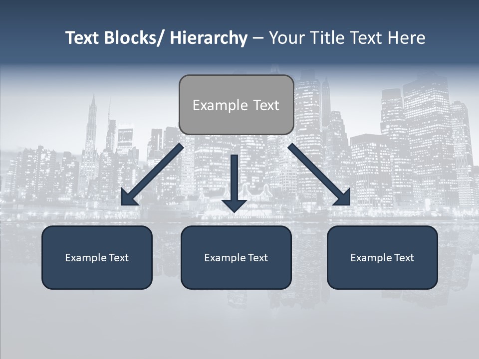 Mirror Sea Lower PowerPoint Template
