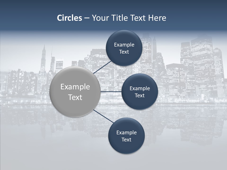 Mirror Sea Lower PowerPoint Template