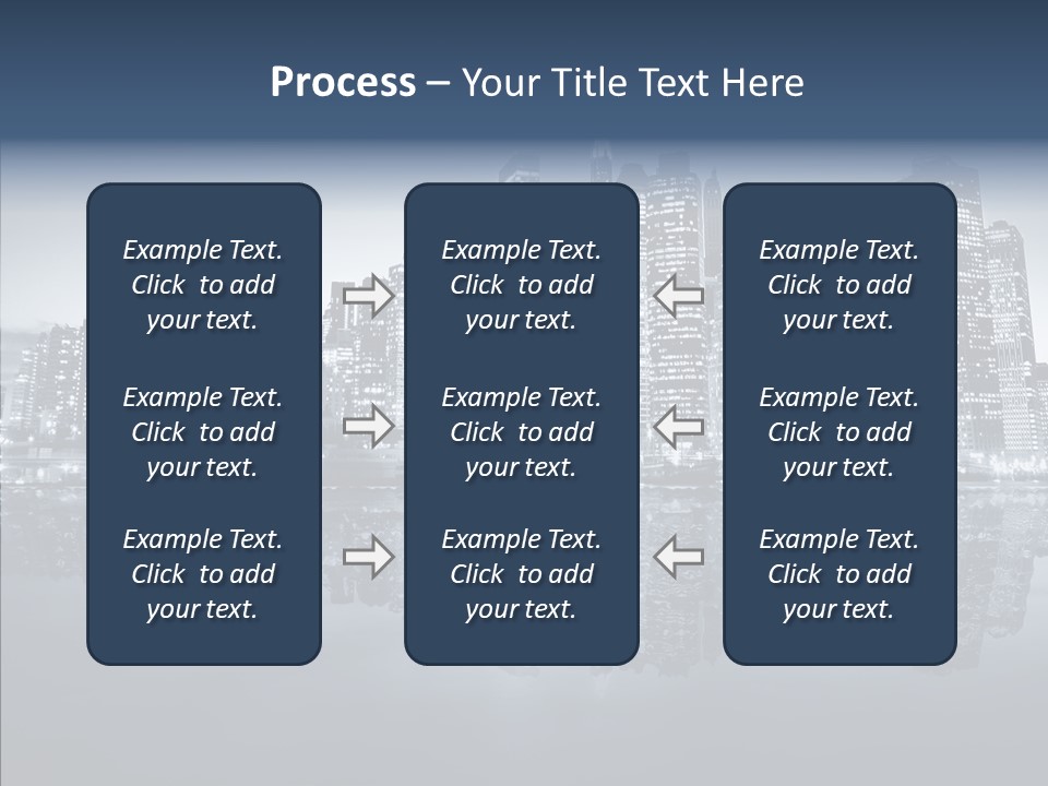 Mirror Sea Lower PowerPoint Template