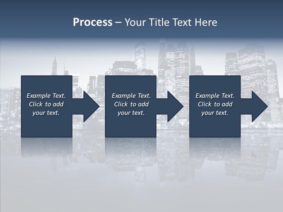 Mirror Sea Lower PowerPoint Template