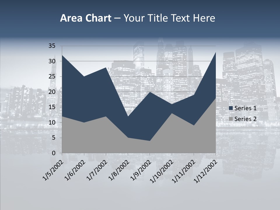 Mirror Sea Lower PowerPoint Template