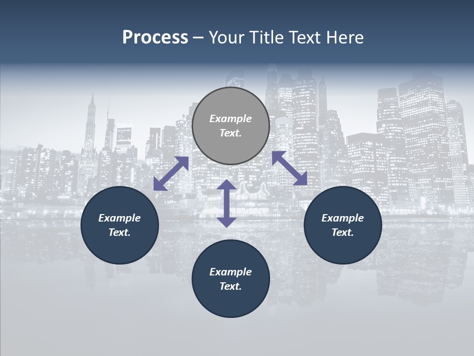 Mirror Sea Lower PowerPoint Template