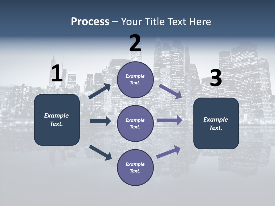 Mirror Sea Lower PowerPoint Template
