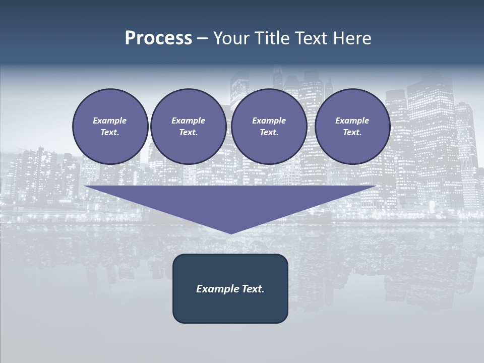 Mirror Sea Lower PowerPoint Template
