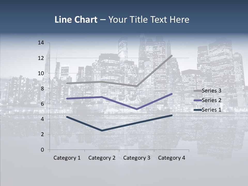 Mirror Sea Lower PowerPoint Template