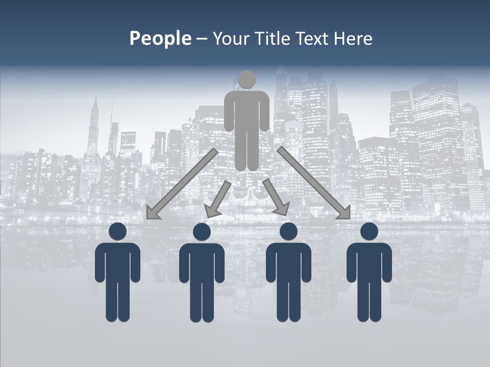 Mirror Sea Lower PowerPoint Template