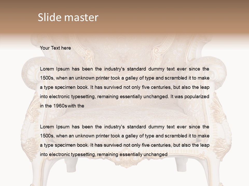 Carved Wall Modern PowerPoint Template