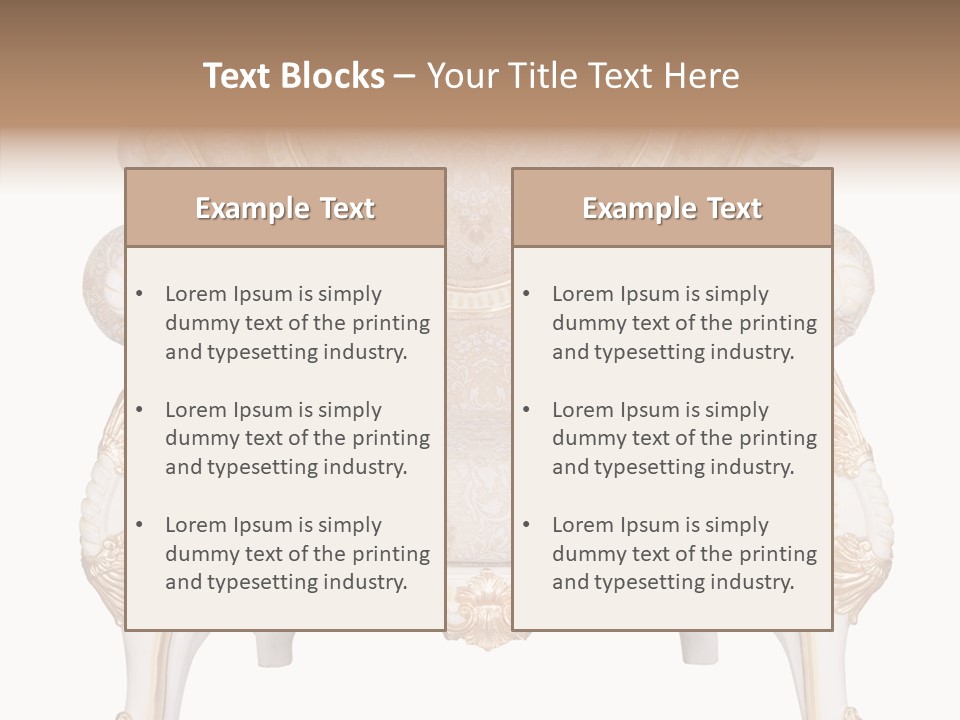 Carved Wall Modern PowerPoint Template