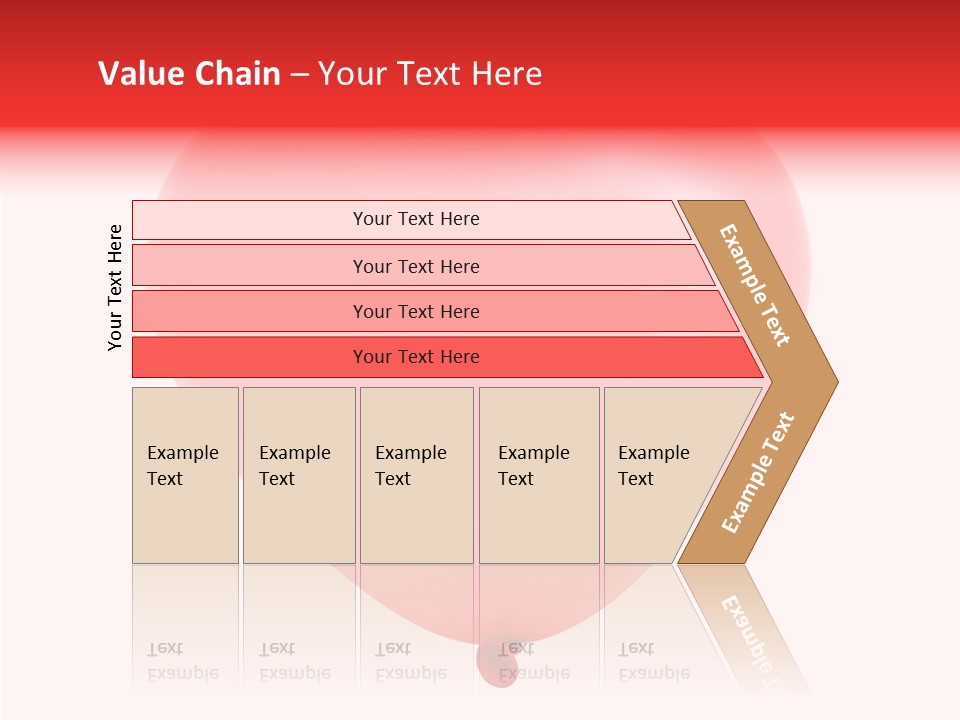 Heart Flying Isolated PowerPoint Template