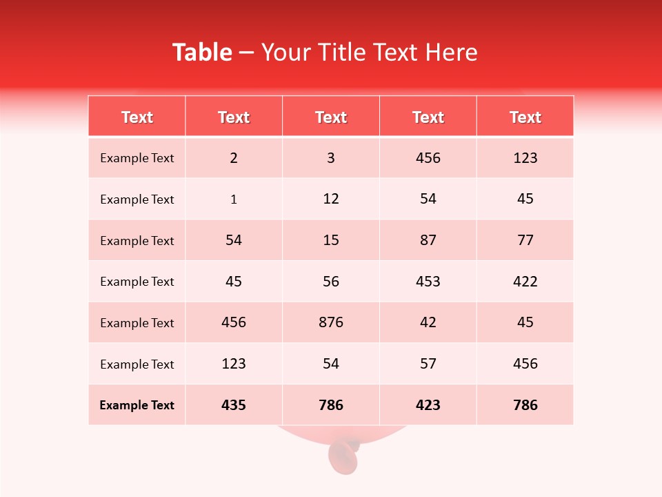 Heart Flying Isolated PowerPoint Template