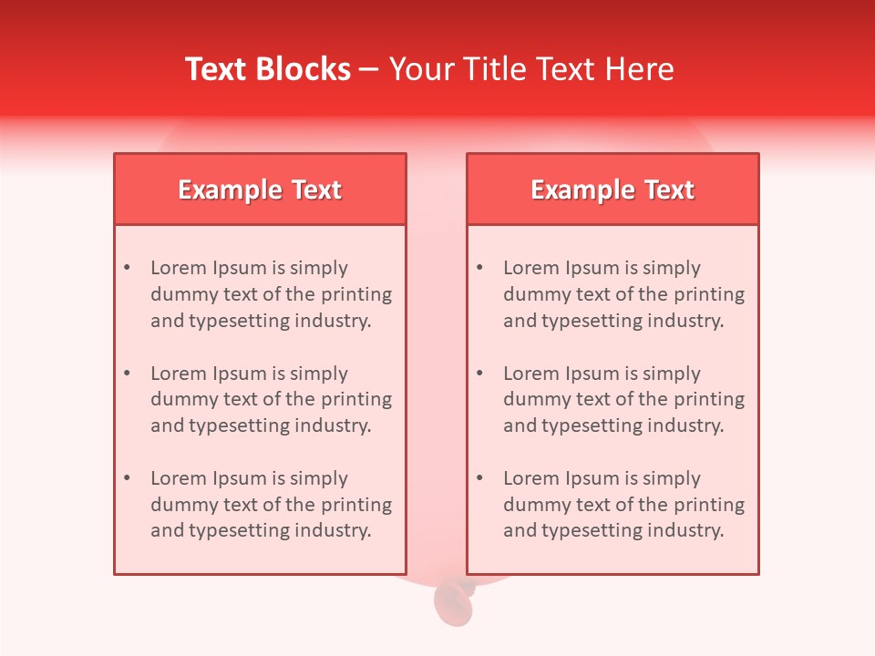 Heart Flying Isolated PowerPoint Template