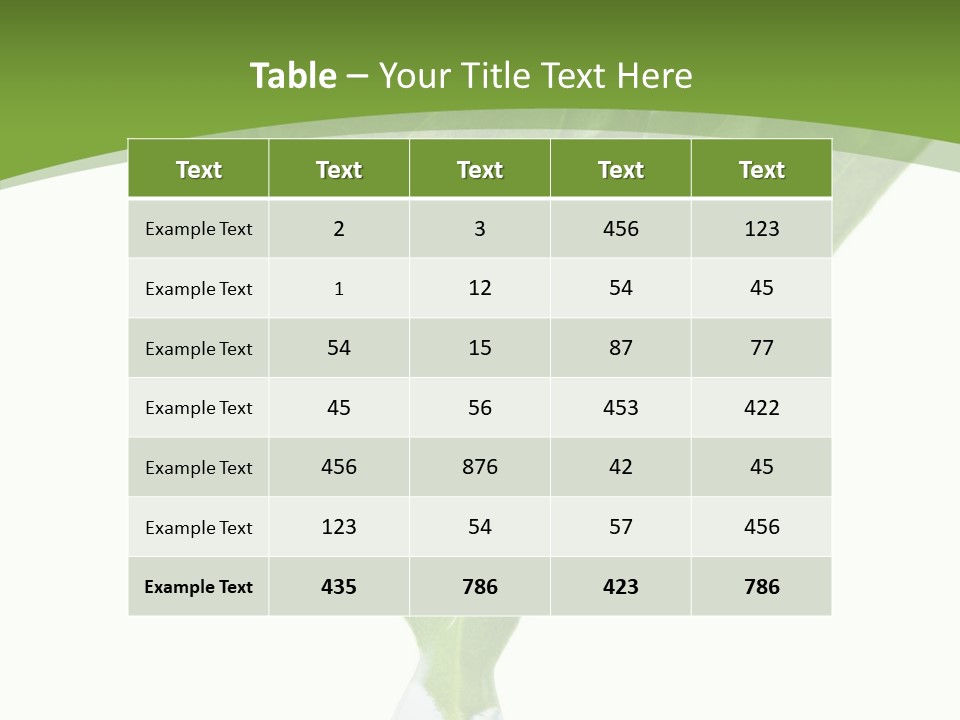 Farm Moisture Showers PowerPoint Template