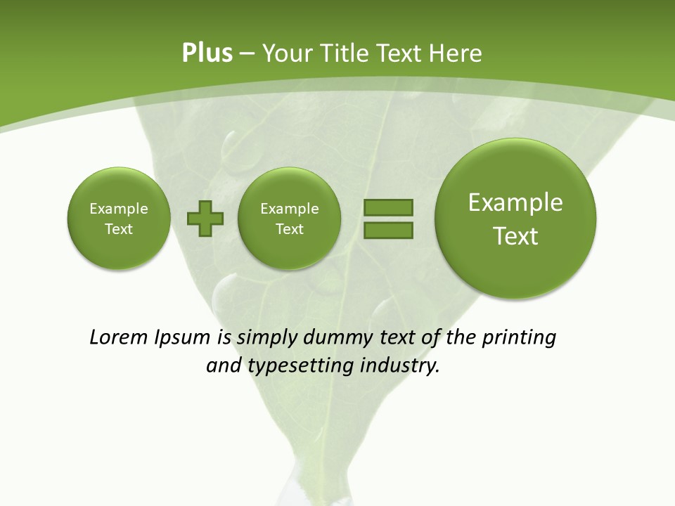 Farm Moisture Showers PowerPoint Template
