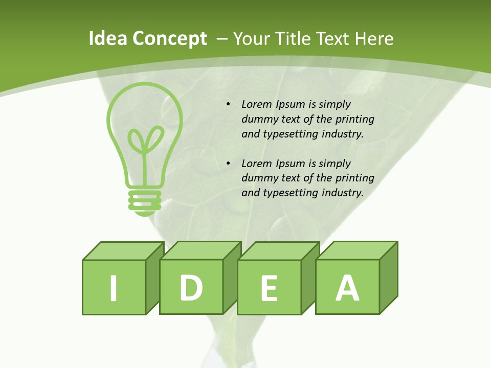 Farm Moisture Showers PowerPoint Template