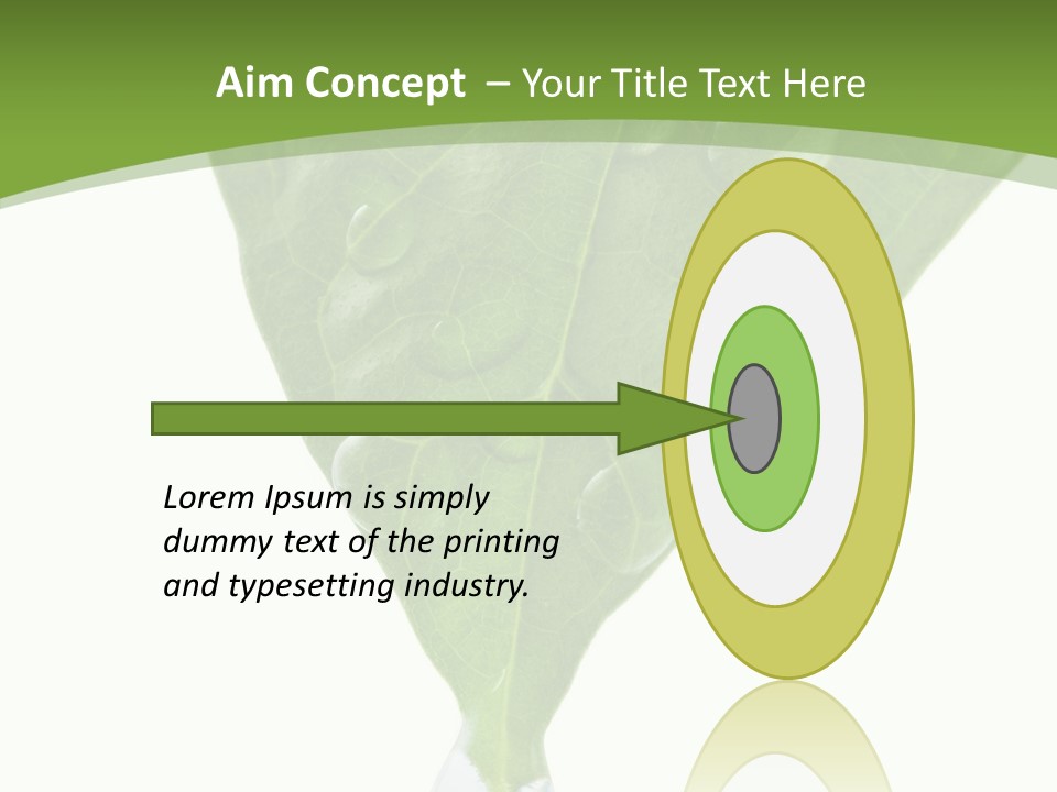 Farm Moisture Showers PowerPoint Template