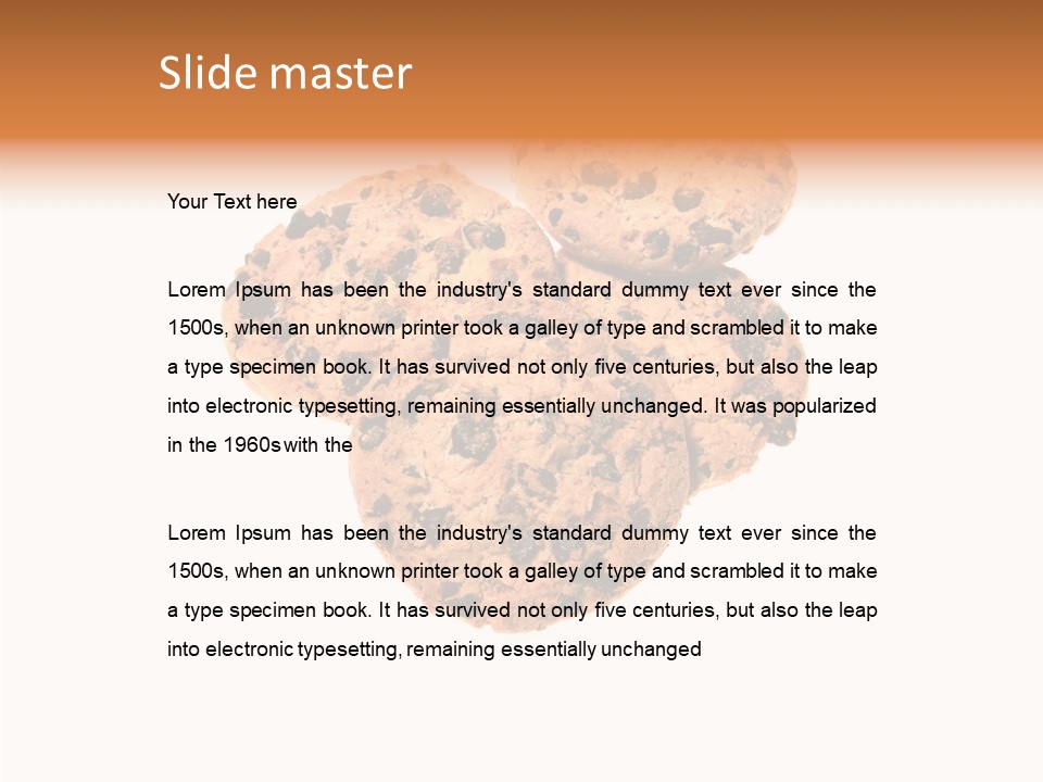 Bakery Chocolate Cake PowerPoint Template