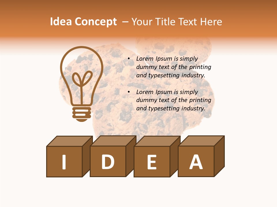 Bakery Chocolate Cake PowerPoint Template