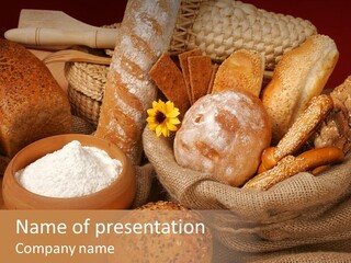 Oven Whole Bowl PowerPoint Template