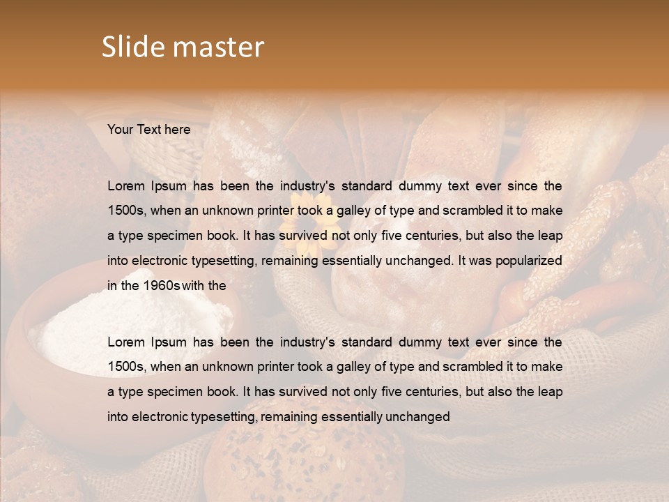 Oven Whole Bowl PowerPoint Template