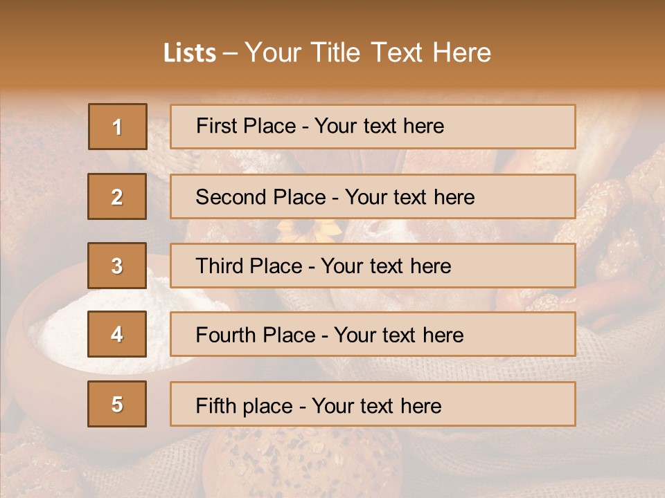 Oven Whole Bowl PowerPoint Template