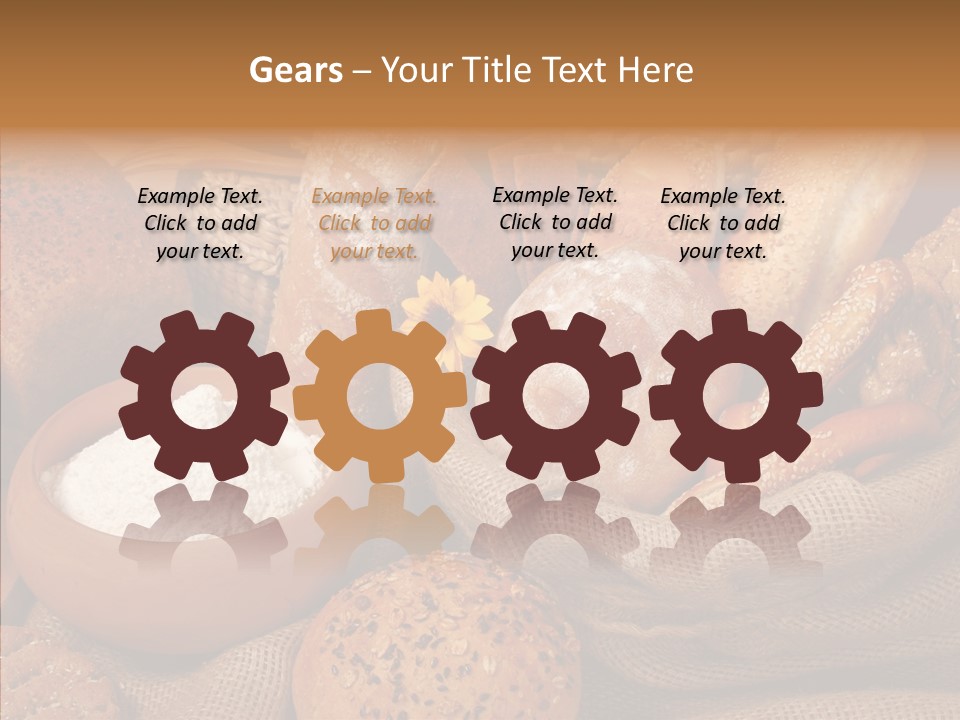 Oven Whole Bowl PowerPoint Template