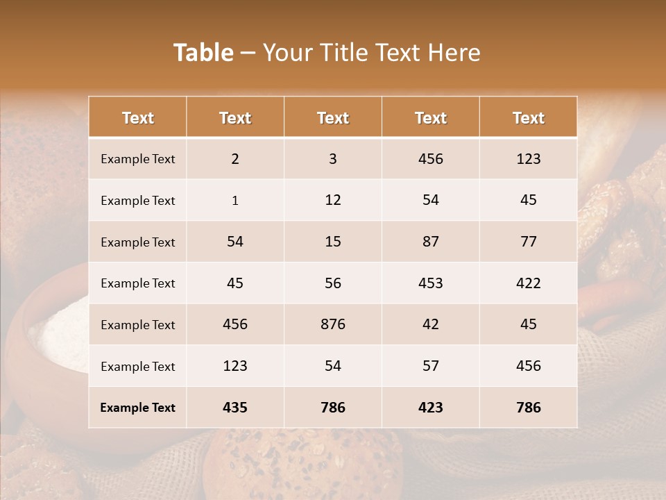 Oven Whole Bowl PowerPoint Template