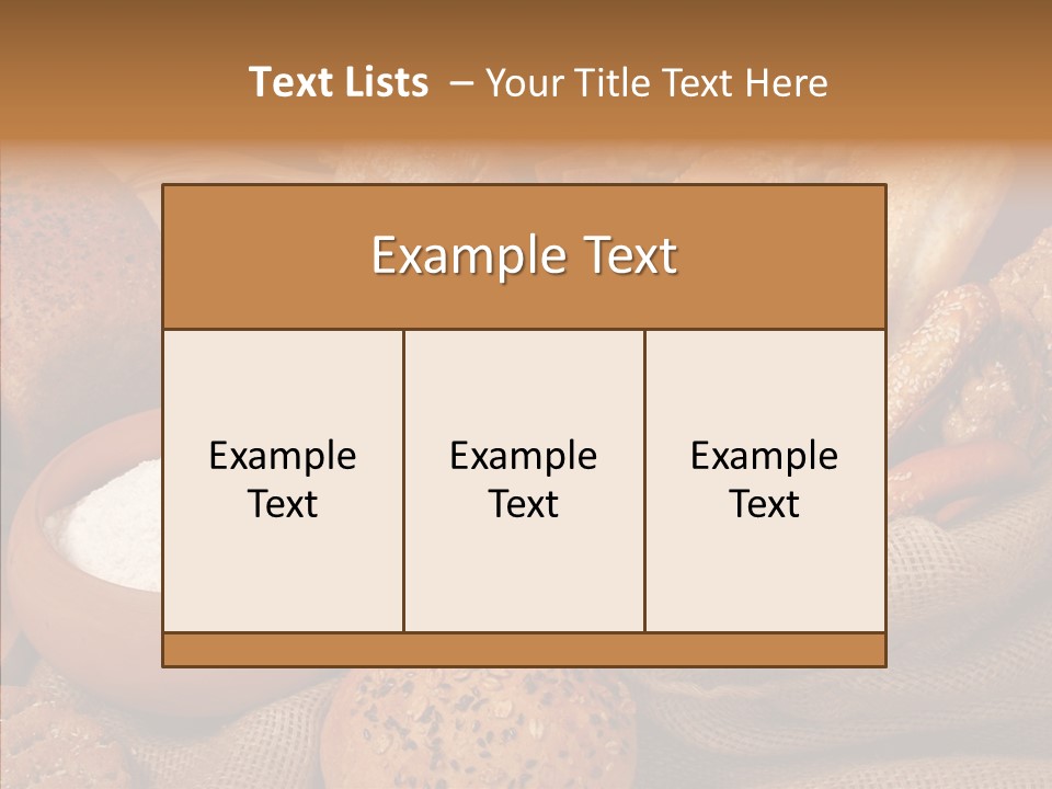 Oven Whole Bowl PowerPoint Template