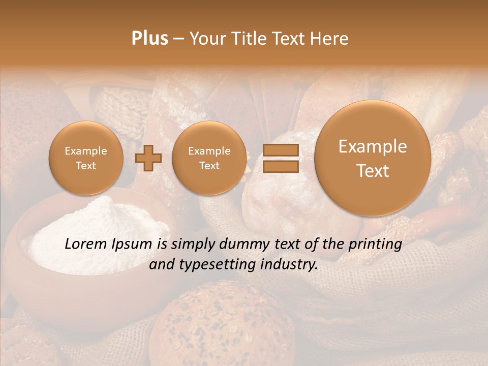 Oven Whole Bowl PowerPoint Template