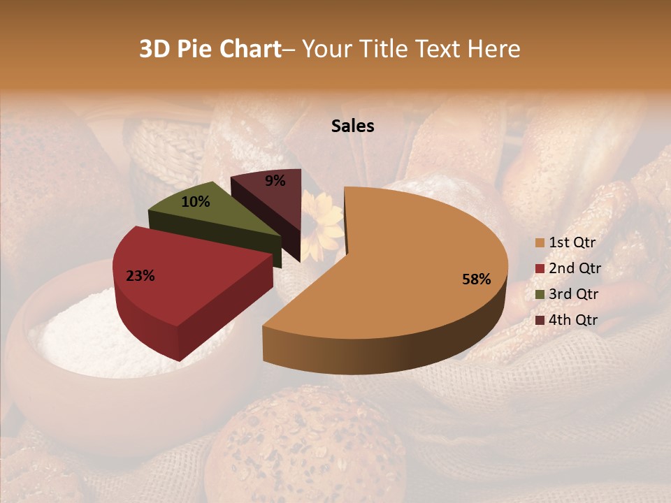 Oven Whole Bowl PowerPoint Template