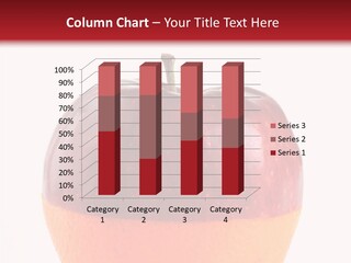 Half Fruit Apple PowerPoint Template