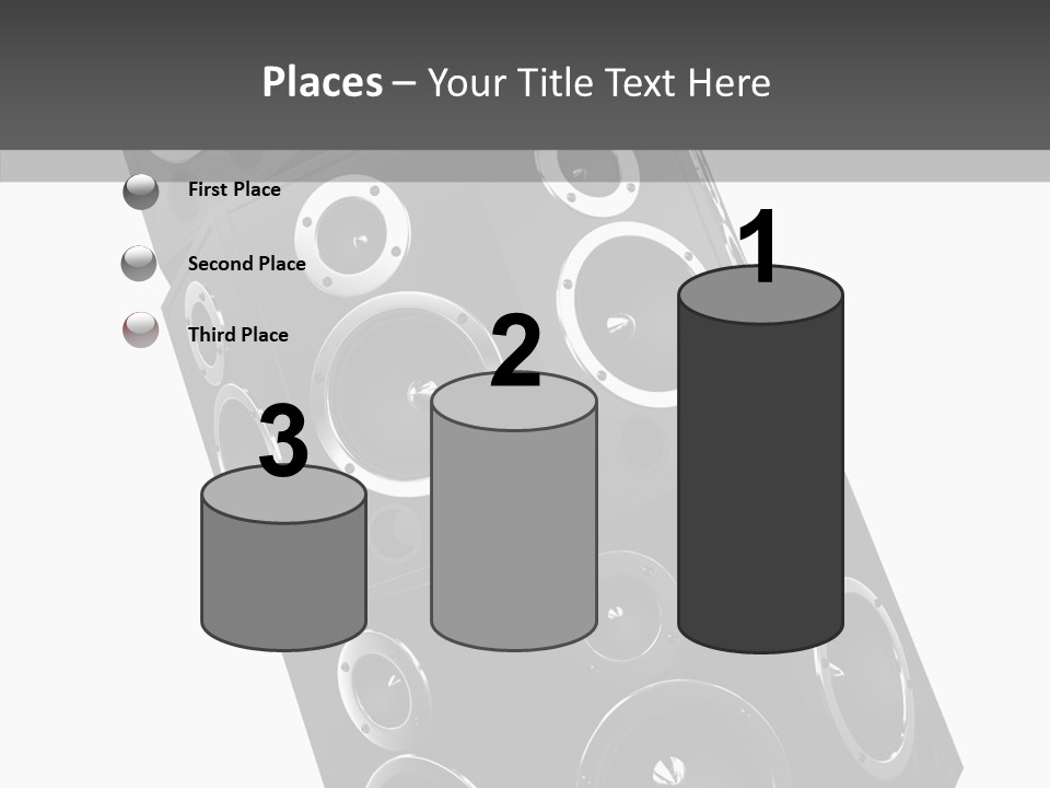 Speaker Isolated Entertainment PowerPoint Template