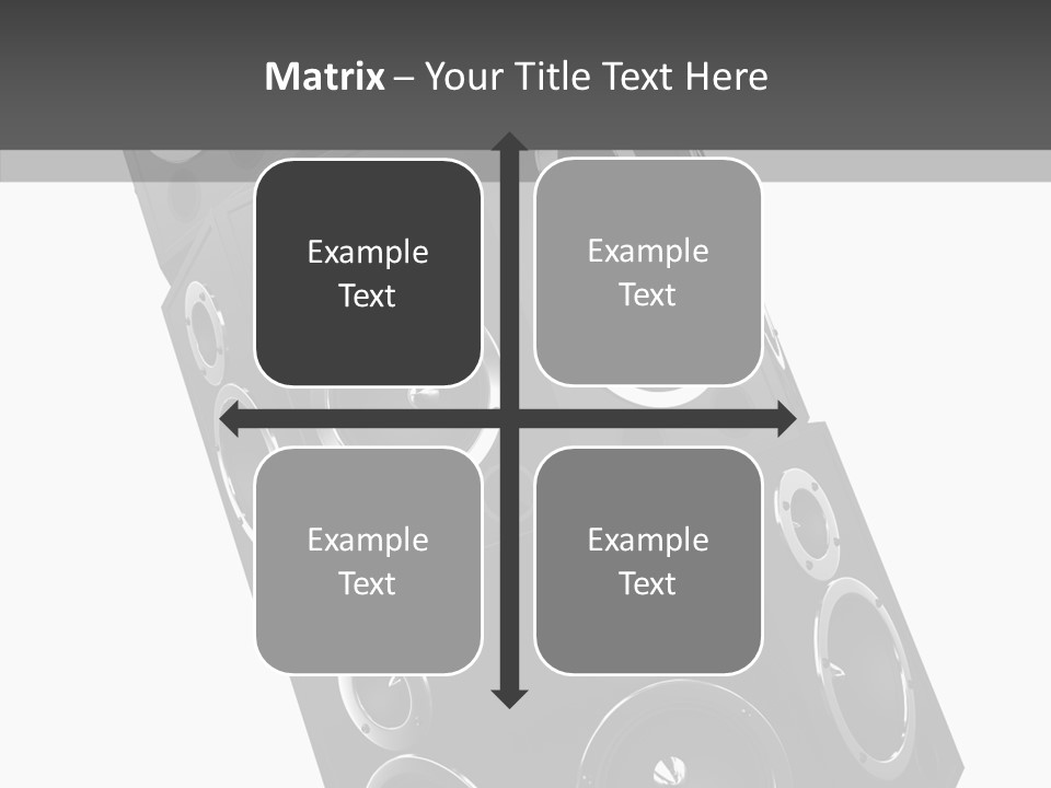Speaker Isolated Entertainment PowerPoint Template